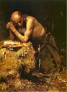 Teodor Axentowicz The Anchorite Sweden oil painting artist